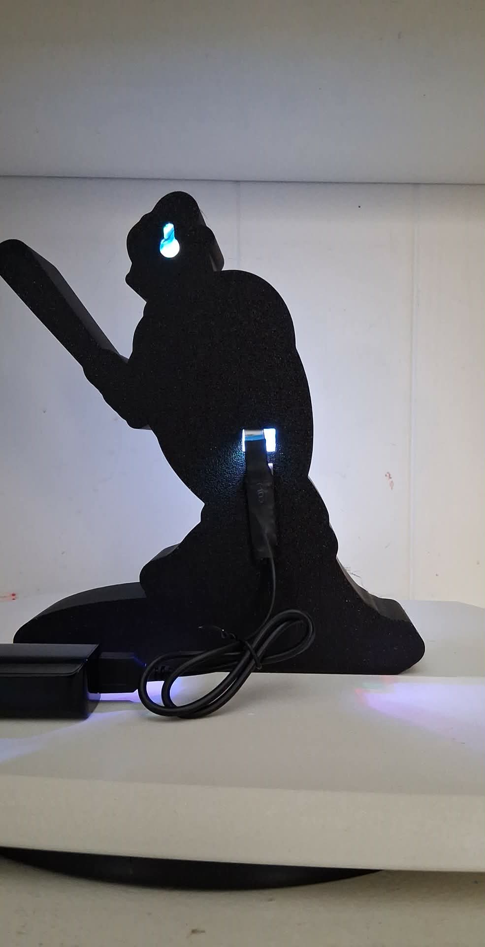 Brewers Barrelman LED light box – custom 3D printed – Lit Layer Creations